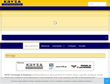 Tablet Screenshot of kryza.pl